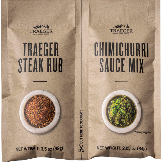 Traeger Steak pellets | Steak kit | Meat rub & sauce mix