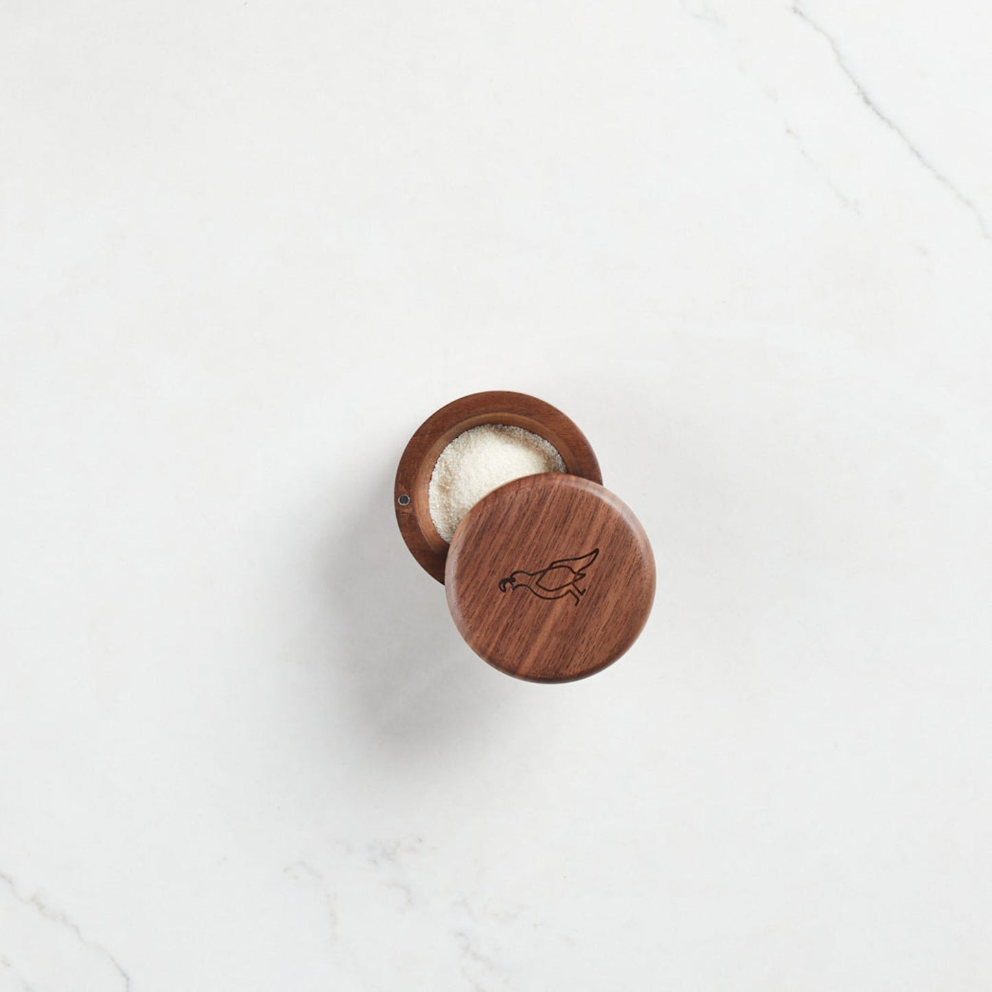 Buy 1 (one) solid walnut salt cellar.