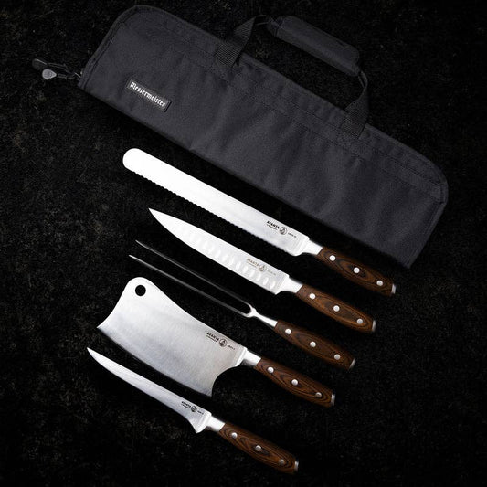 Buy this set of five knives and one knife carry case.