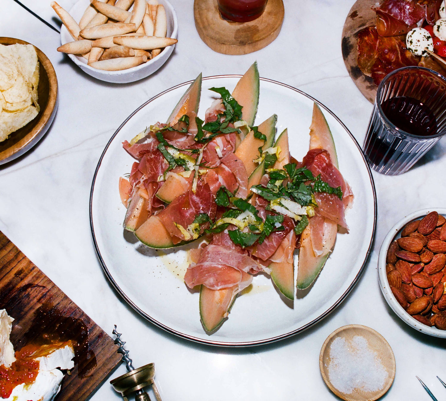 Gourmet cured ham from Spain for charcuterie