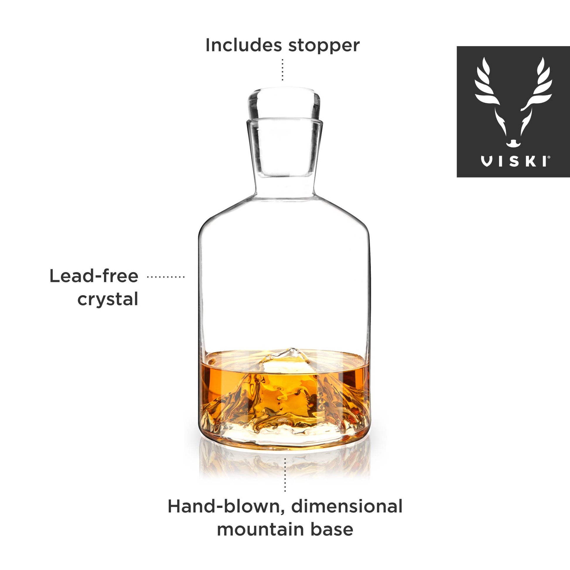 Buy one (1) decanter, which includes the stopper.