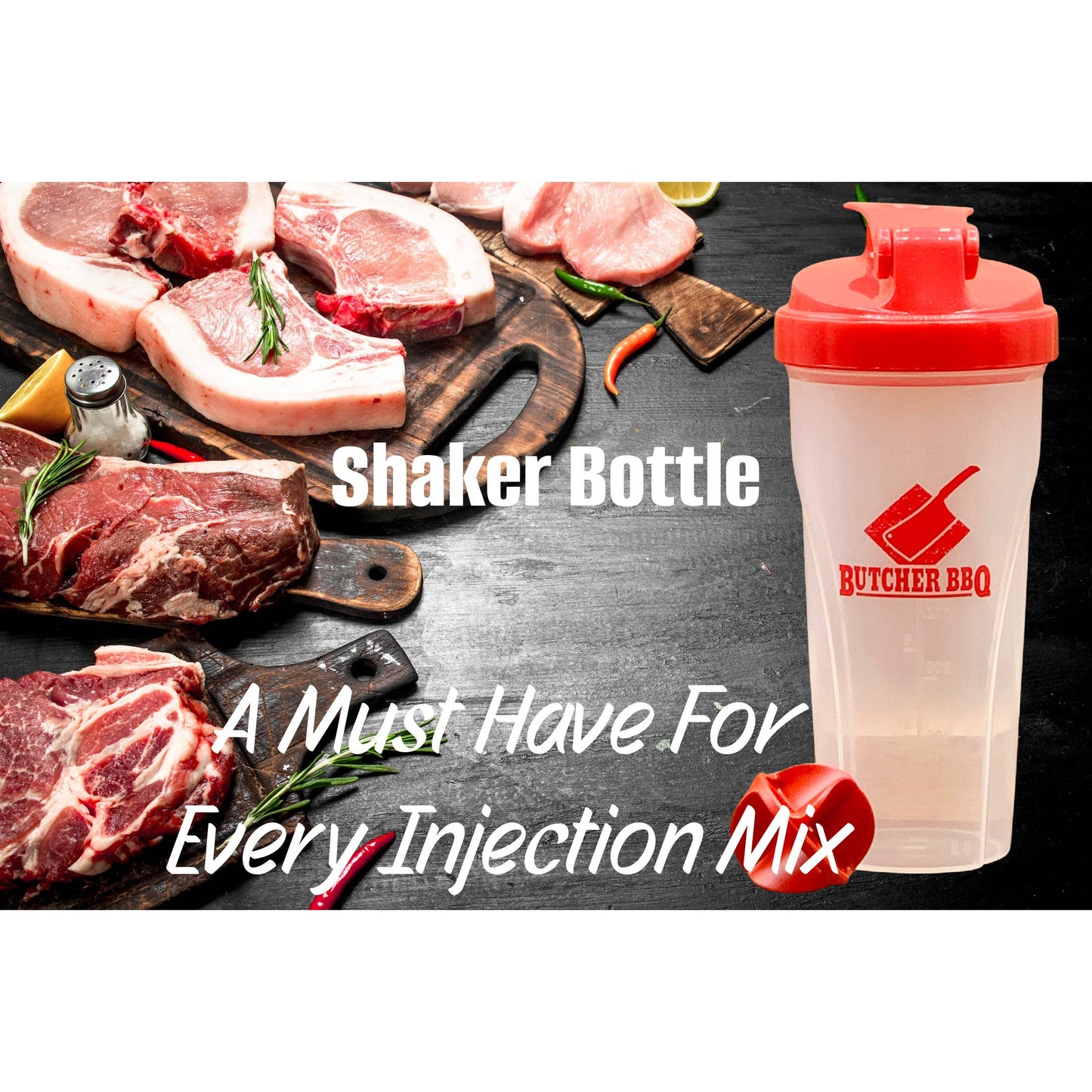 Buy one (1) easy mix bottle for injections and marinades.