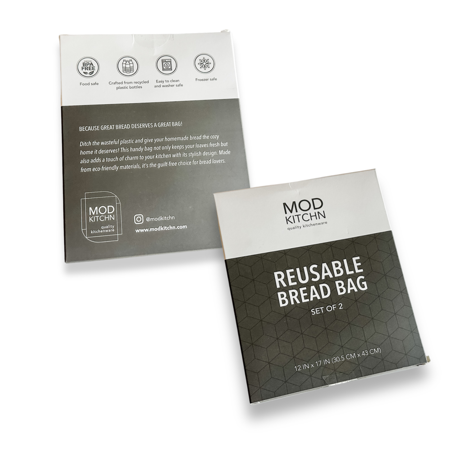 Reusable bags keep bread fresh longer