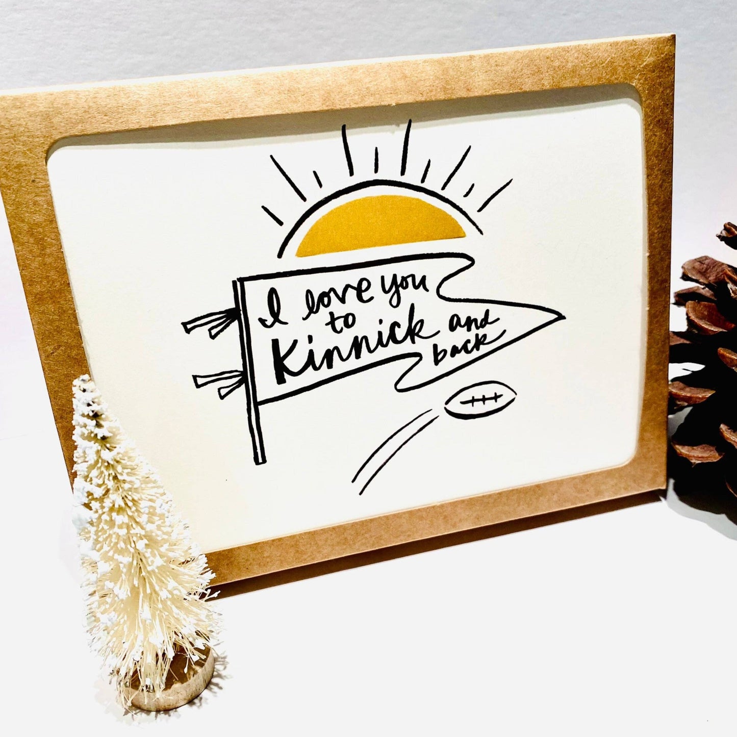 This set of six greeting cards are the perfect holiday greeting for any Iowan.