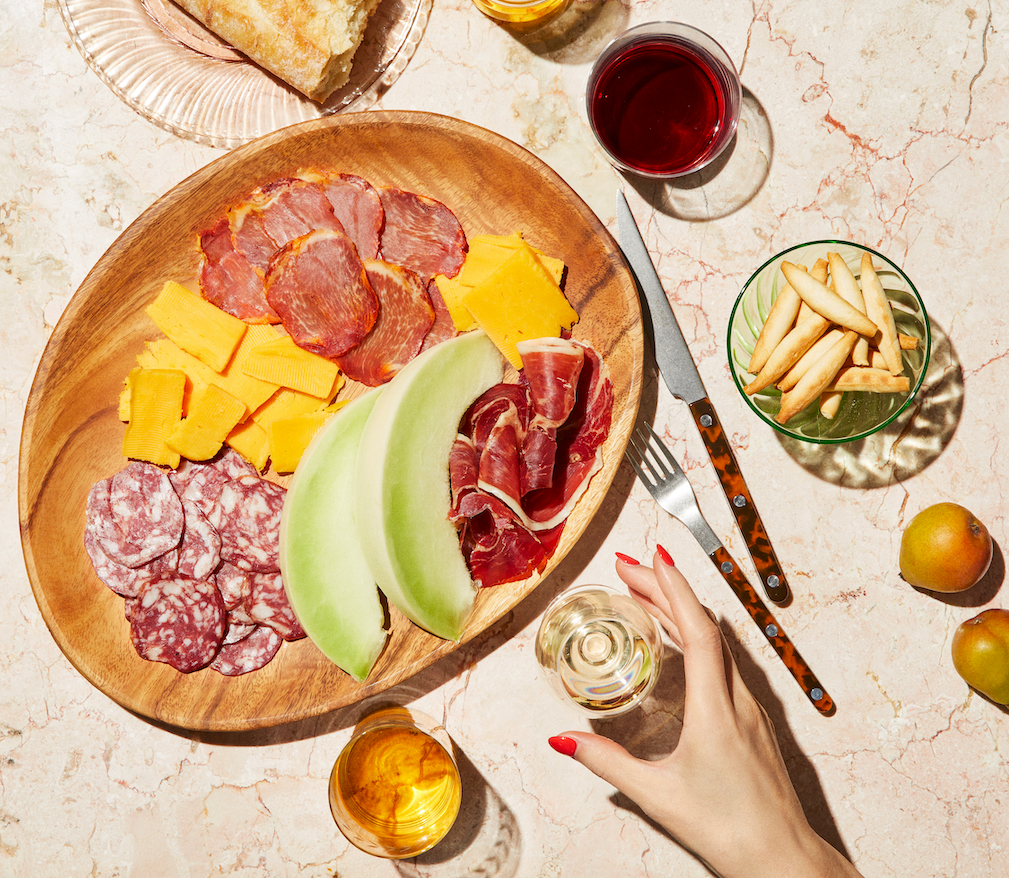 Gourmet cured ham from Spain for charcuterie