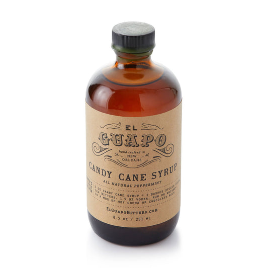 Buy one (1) 8.5oz bottle of El Guapo candy cane syrup.