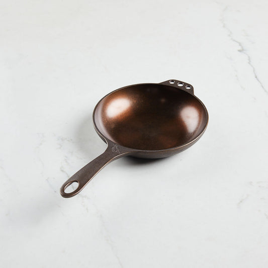 Buy one (1) cast iron chef skillet, available in 8 and 10 inch sizes.