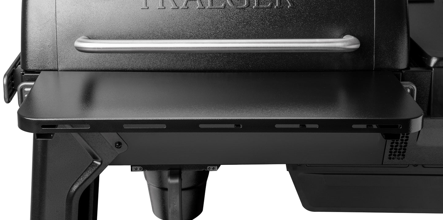 Traeger grills - Folding front shelf - Strongly recommended