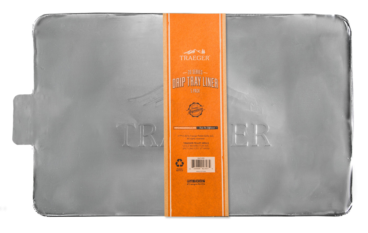 Traeger grills - Drip tray liners - 5 per package