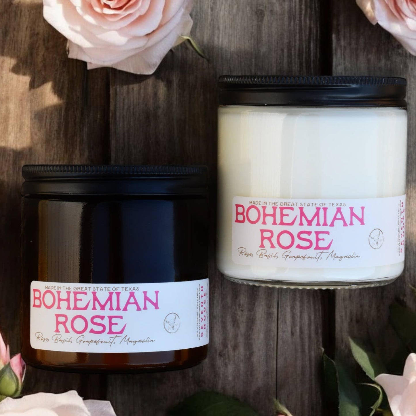 Buy 1 (one) candle scented with roses, basil, grapefruit and magnolia.