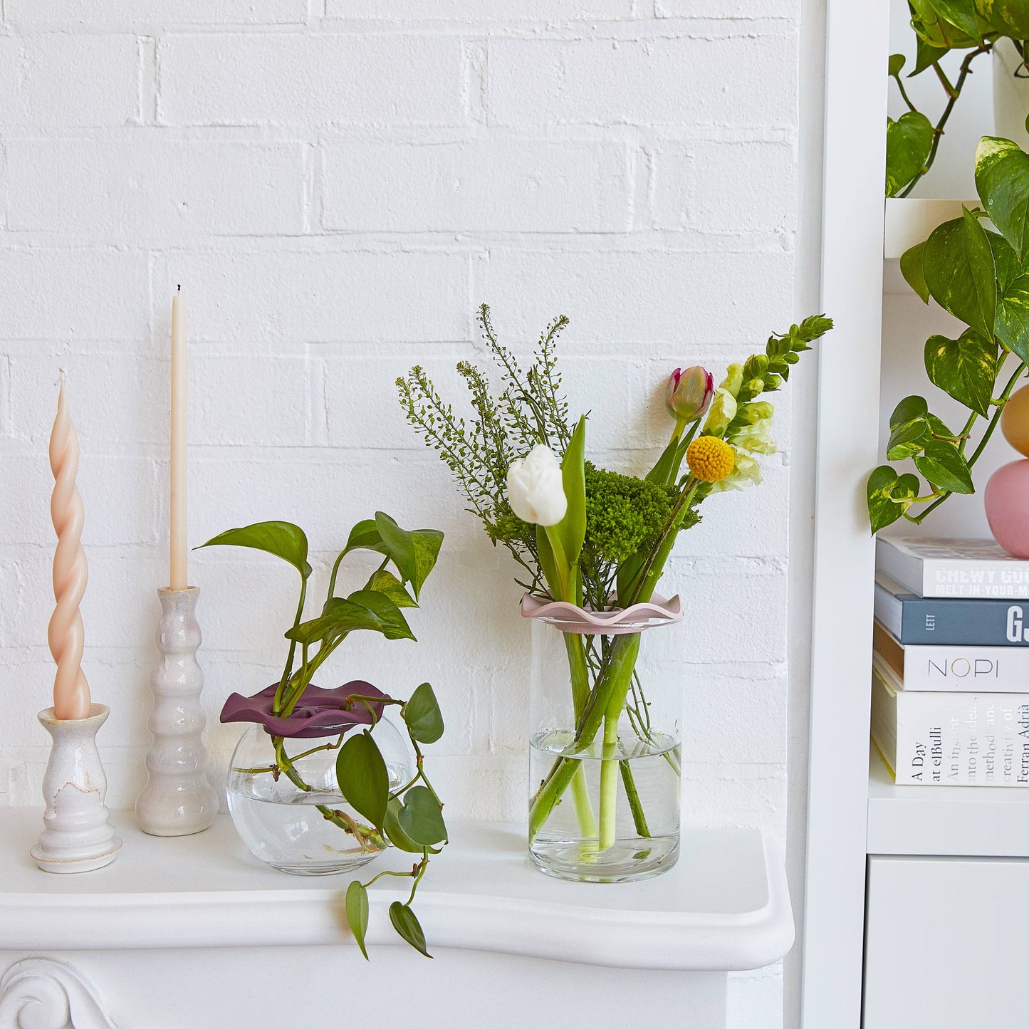 Botanical Keeper flower frogs help you make prettier floral centerpieces.