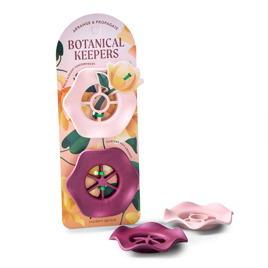 Buy 1 (one) set of 2 botanical keepers for better flower arrangements and for plant propagating.