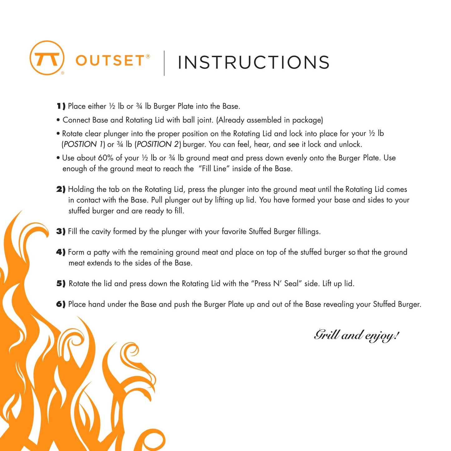 Follow step-by-step instructions for delicious filled hamburgers.