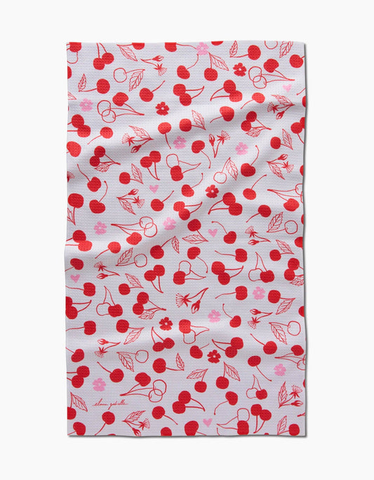 Buy 1 (one) cute cherry tea towel.