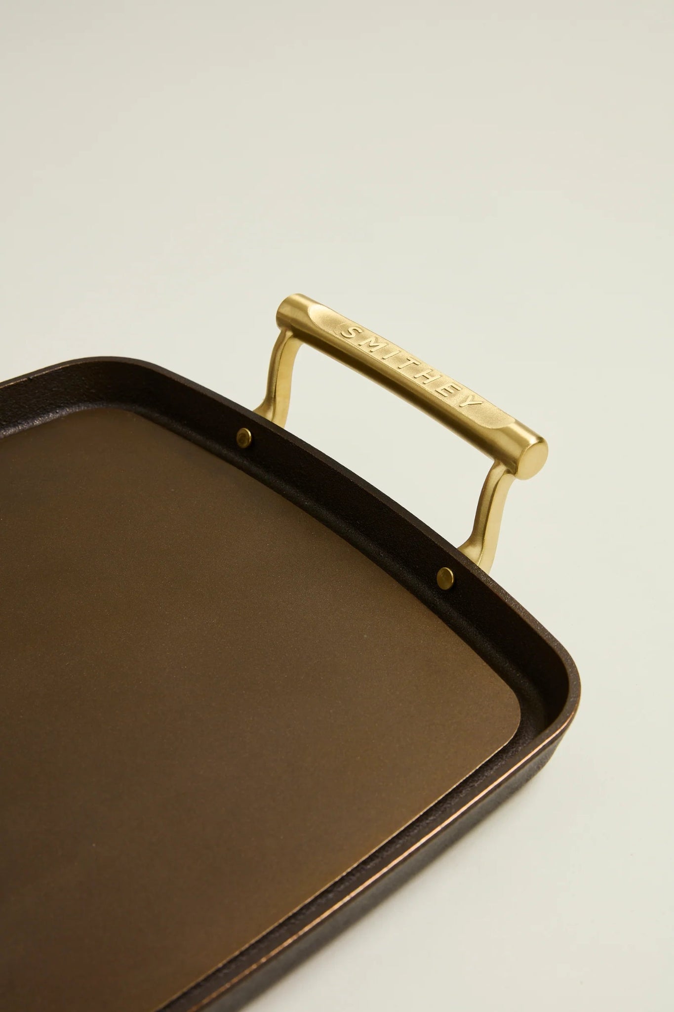 The polished cooking surface on this double burner griddle will make cleanup so much easier!