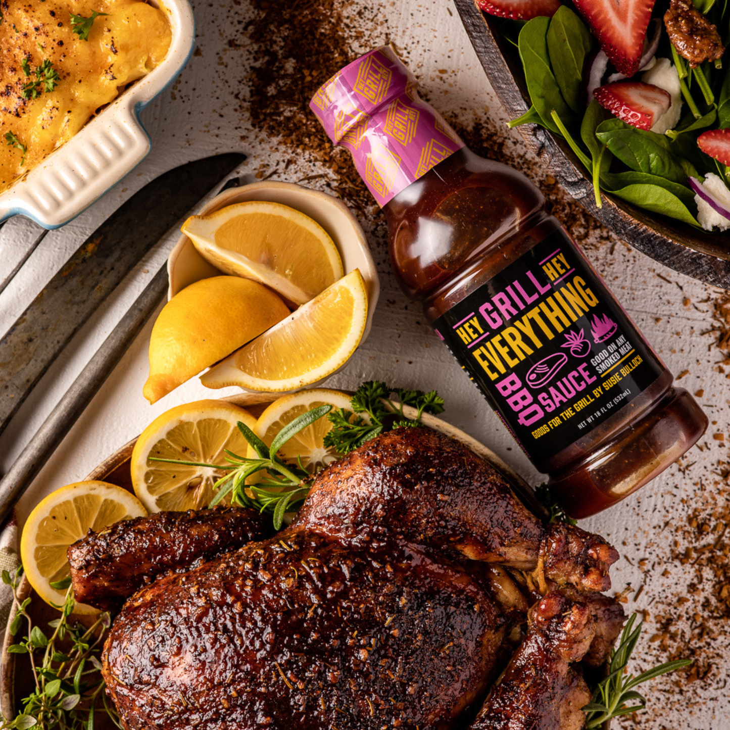 Try Everything BBQ sauce on your holiday turkey or roast chicken.