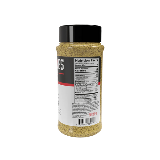 Heath Riles garlic butter rub is a best-seller with only five calories per serving.