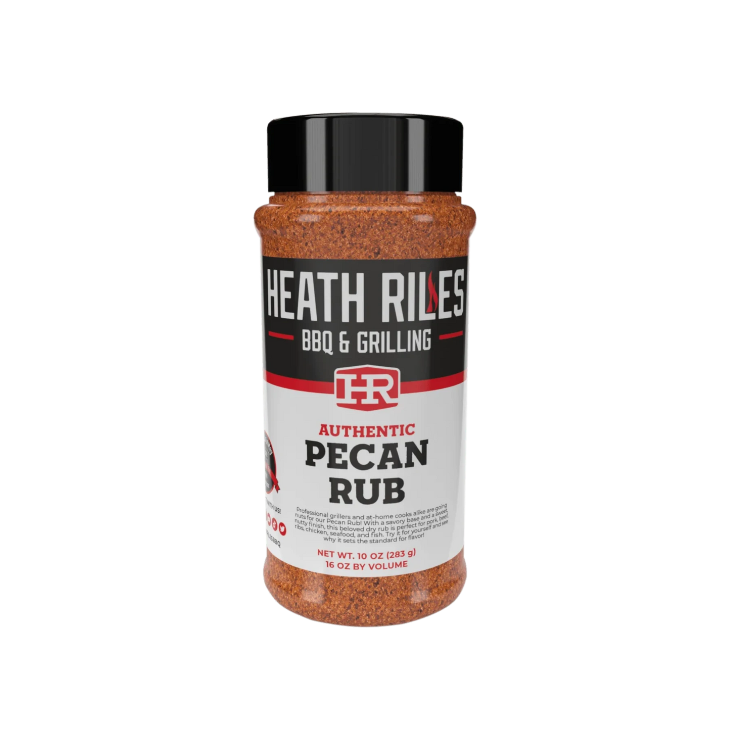 Buy one (1) shaker bottle of Heath Riles Pecan Rub.