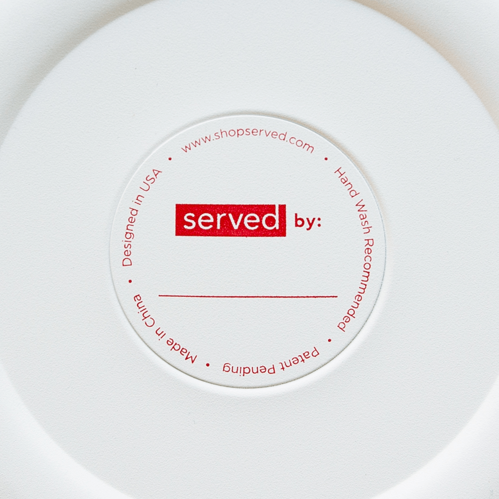 Never lose your bowl again when you buy this insulated serving bowl, with a designated place to write your name.