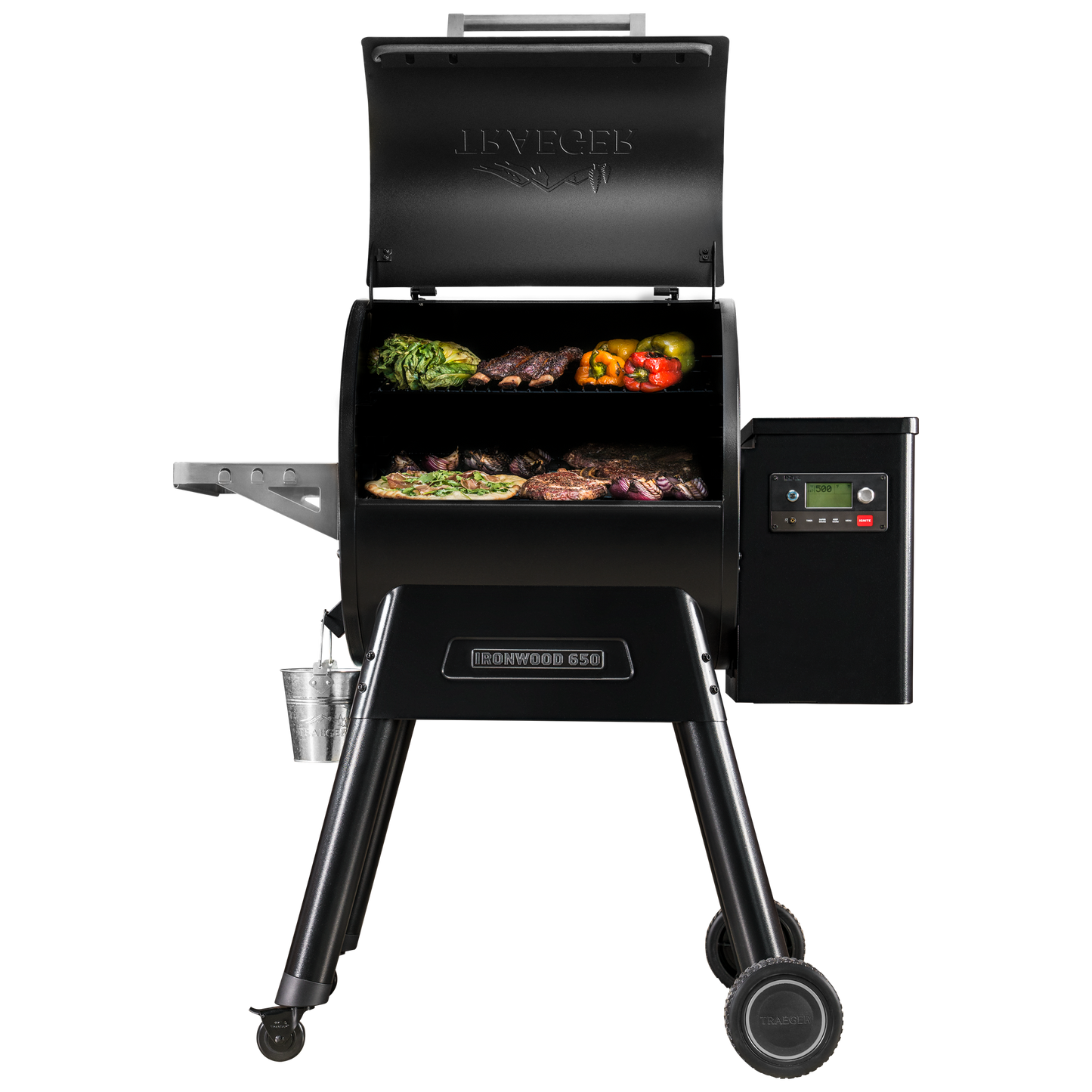 Traeger Ironwood 650 Wood Pellet Grill + Pellet Sensor