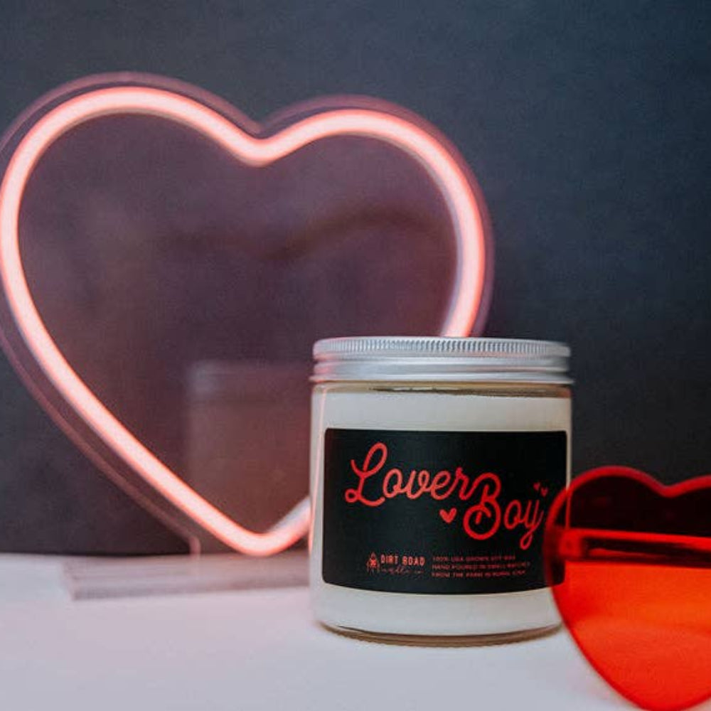 Buy 1 (one) Lover Boy candle, scented like men's cologne.