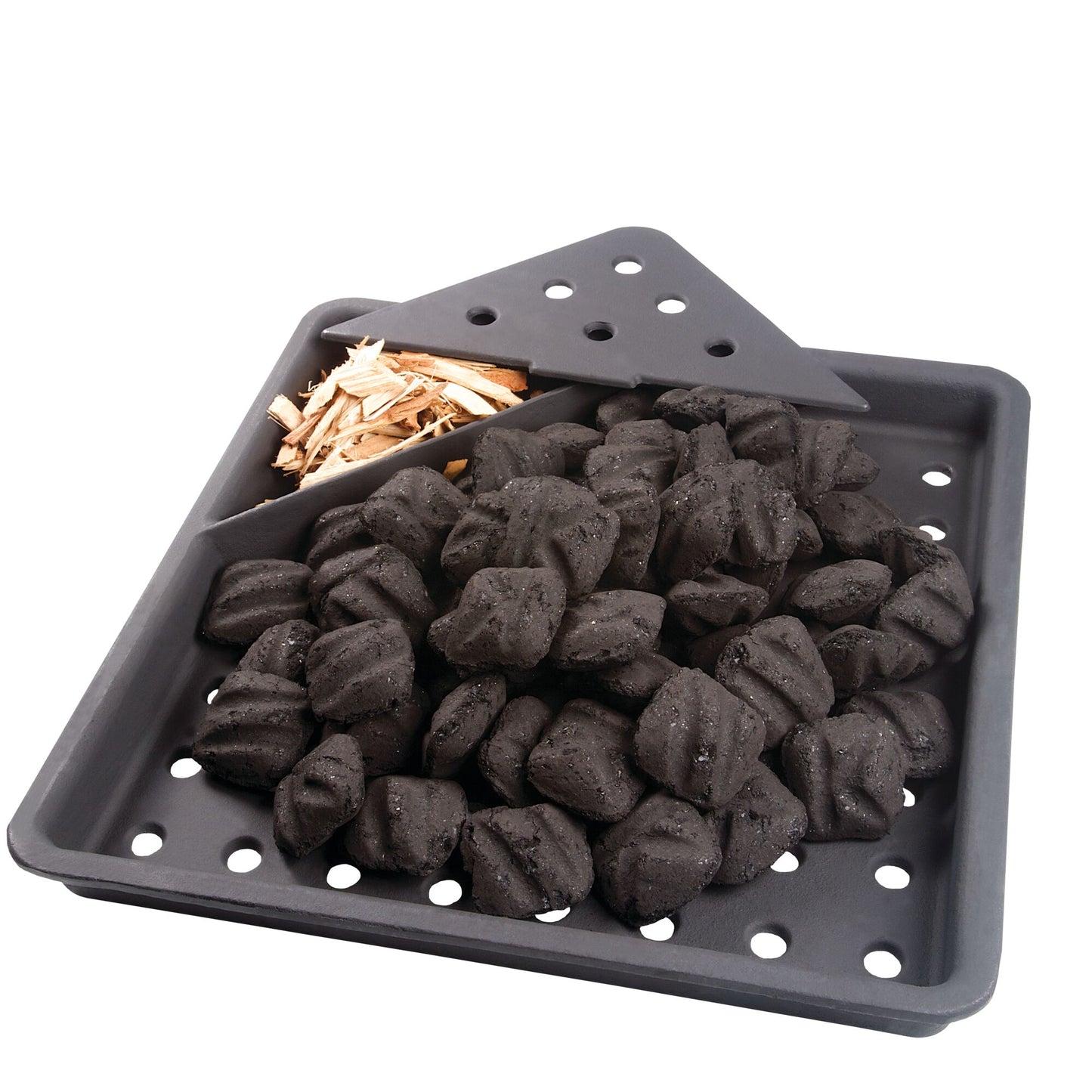 Napoleon cast iron charcoal and smoker tray