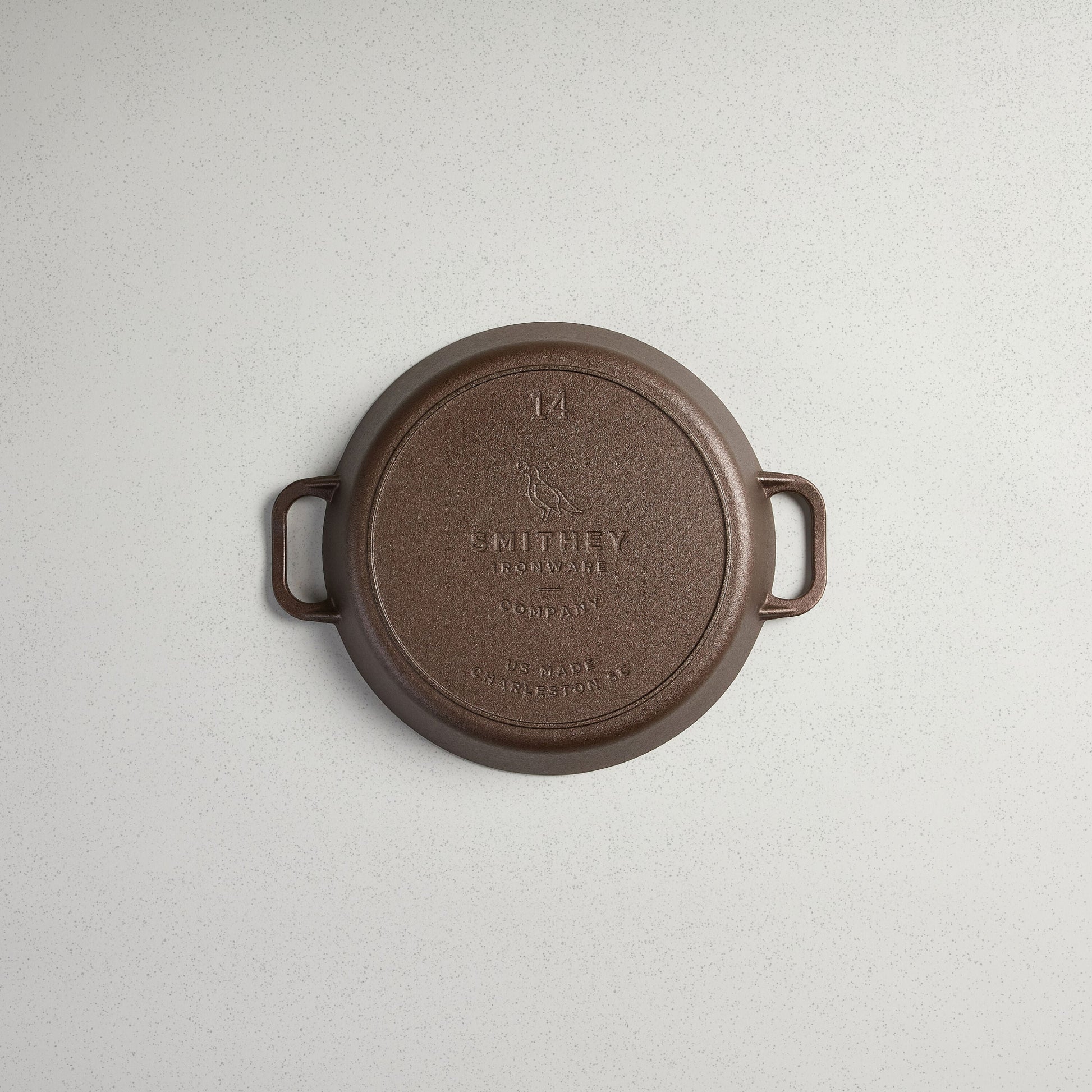 Smithey Ironware is made in Charleston, SC, and comes with a lifetime guarantee.
