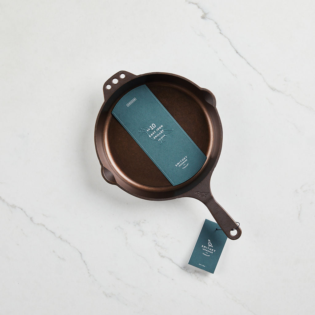 Buy one (1) No. 10 Smithey cast iron skillet.