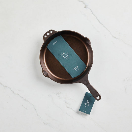 Buy one (1) No. 10 Smithey cast iron skillet.