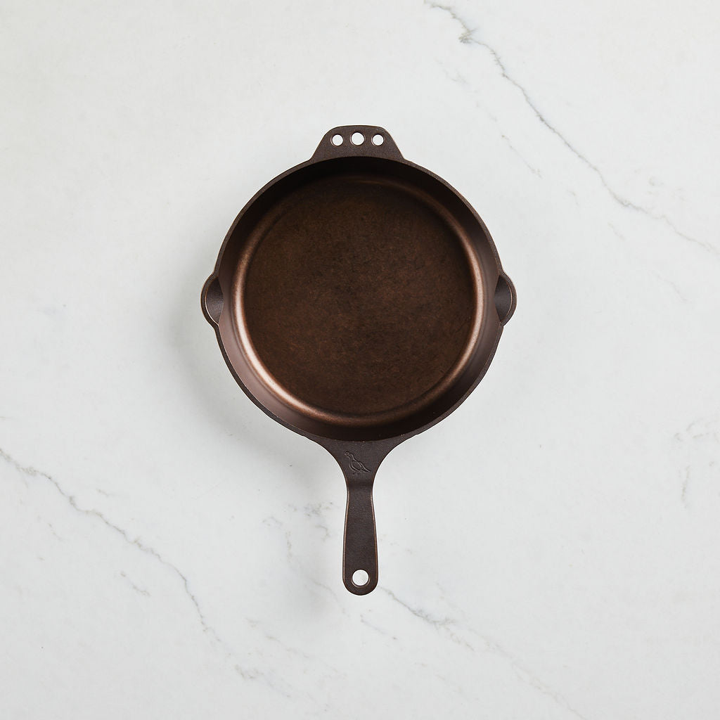 Craftsmanship and attention to detail is noticeable in every Smithey skillet.