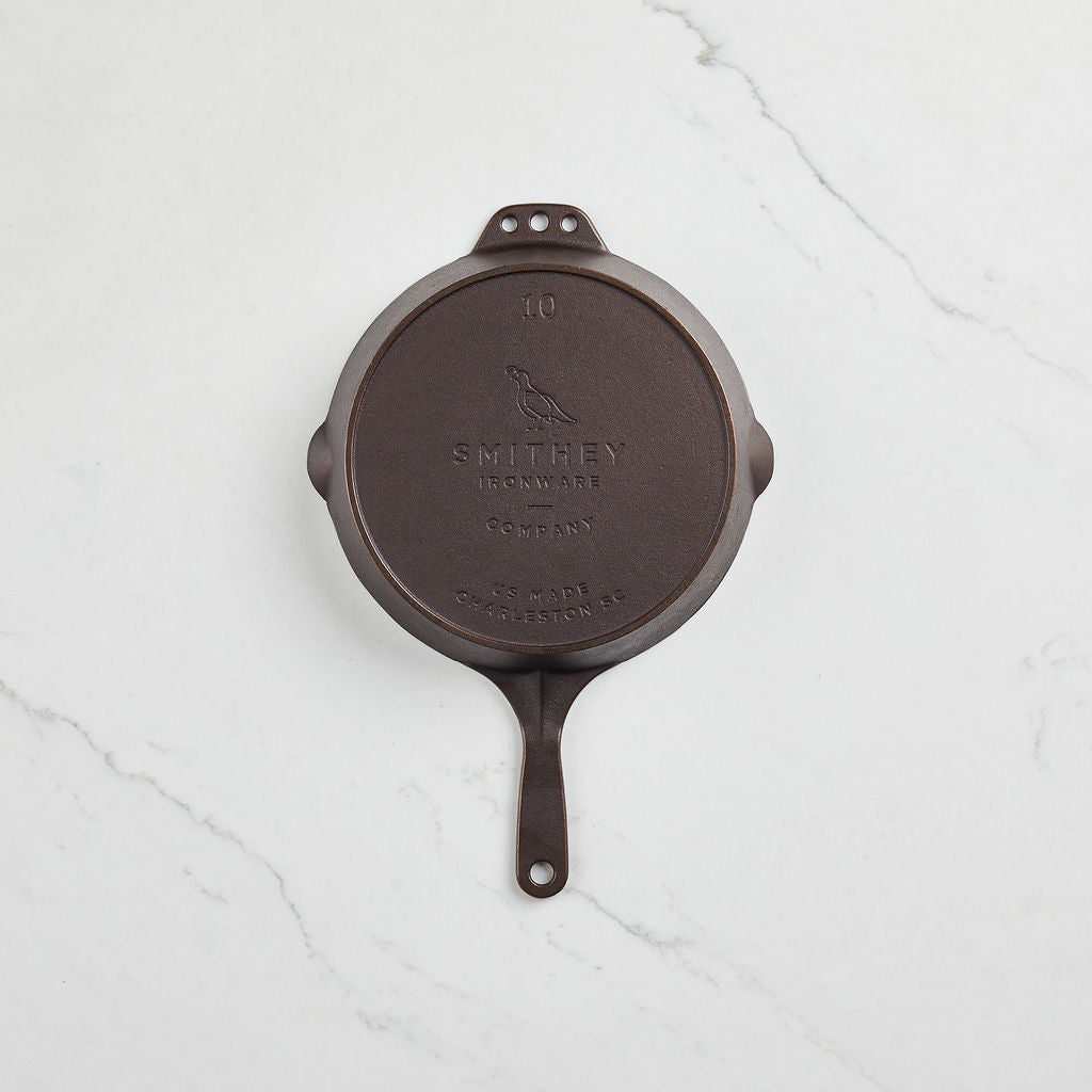 This Smithey 10" skillet is made in Charleston, SC.
