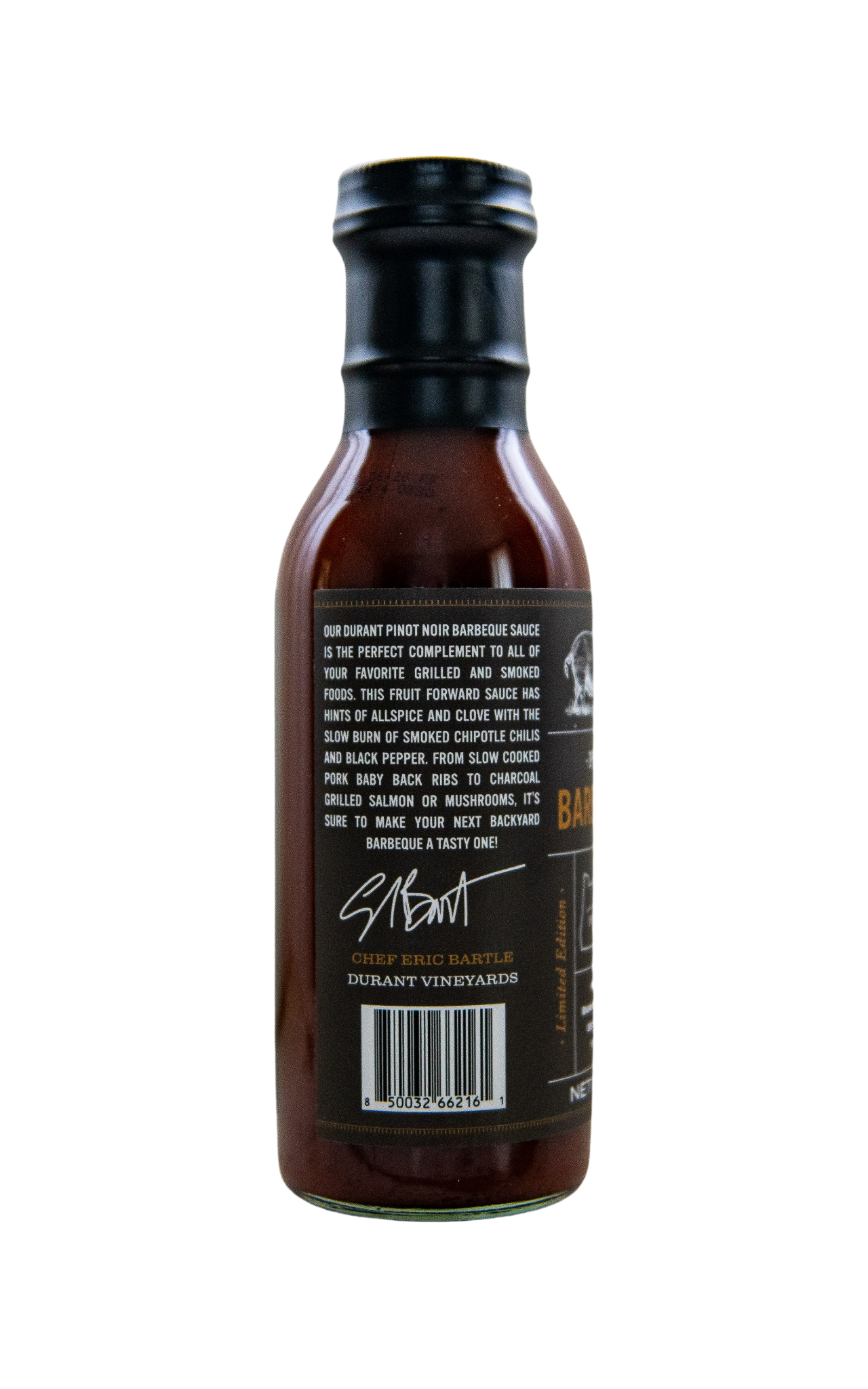 Buy 1 (one) bottle of Pinot Noir BBQ Sauce to enhance your baby back ribs, grilled salmon, or mushrooms.