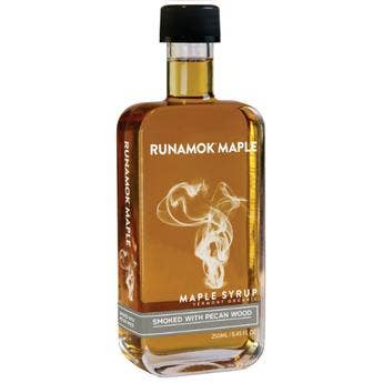 Buy 1 (one) 250 ml bottle of Runamok smoked maple syrup.