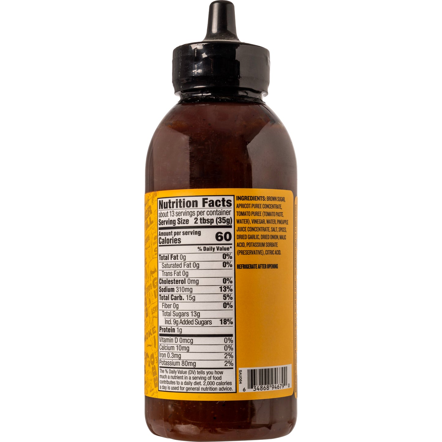Traeger's new recipe comes in a squeeze bottle with an easy flip-top lid.
