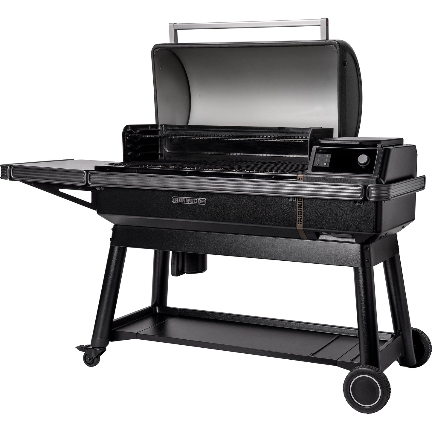 Grill after dark with the Ironwood XL's built-in light that turns on when you lift the lid.