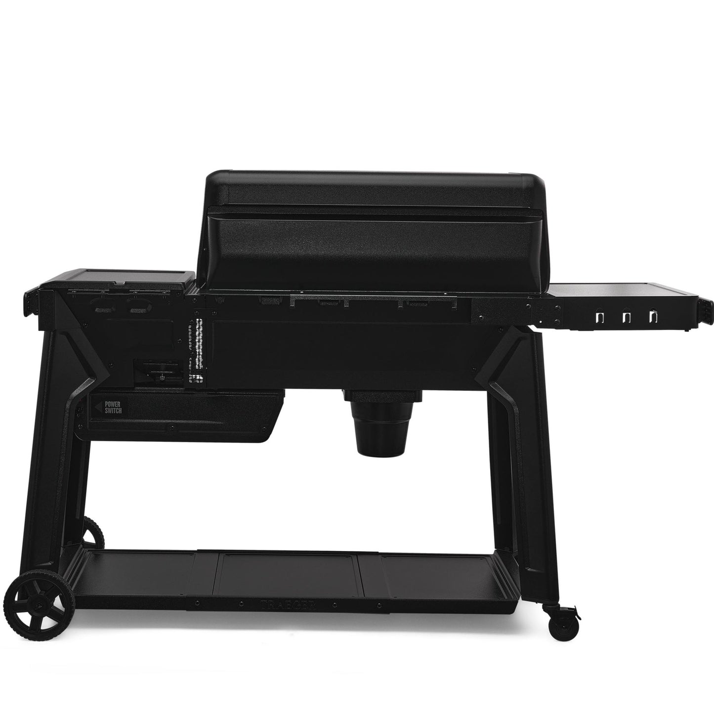 Hang your grill grates from the back during cleaning, or if you want to remove the upper grate to make more room.