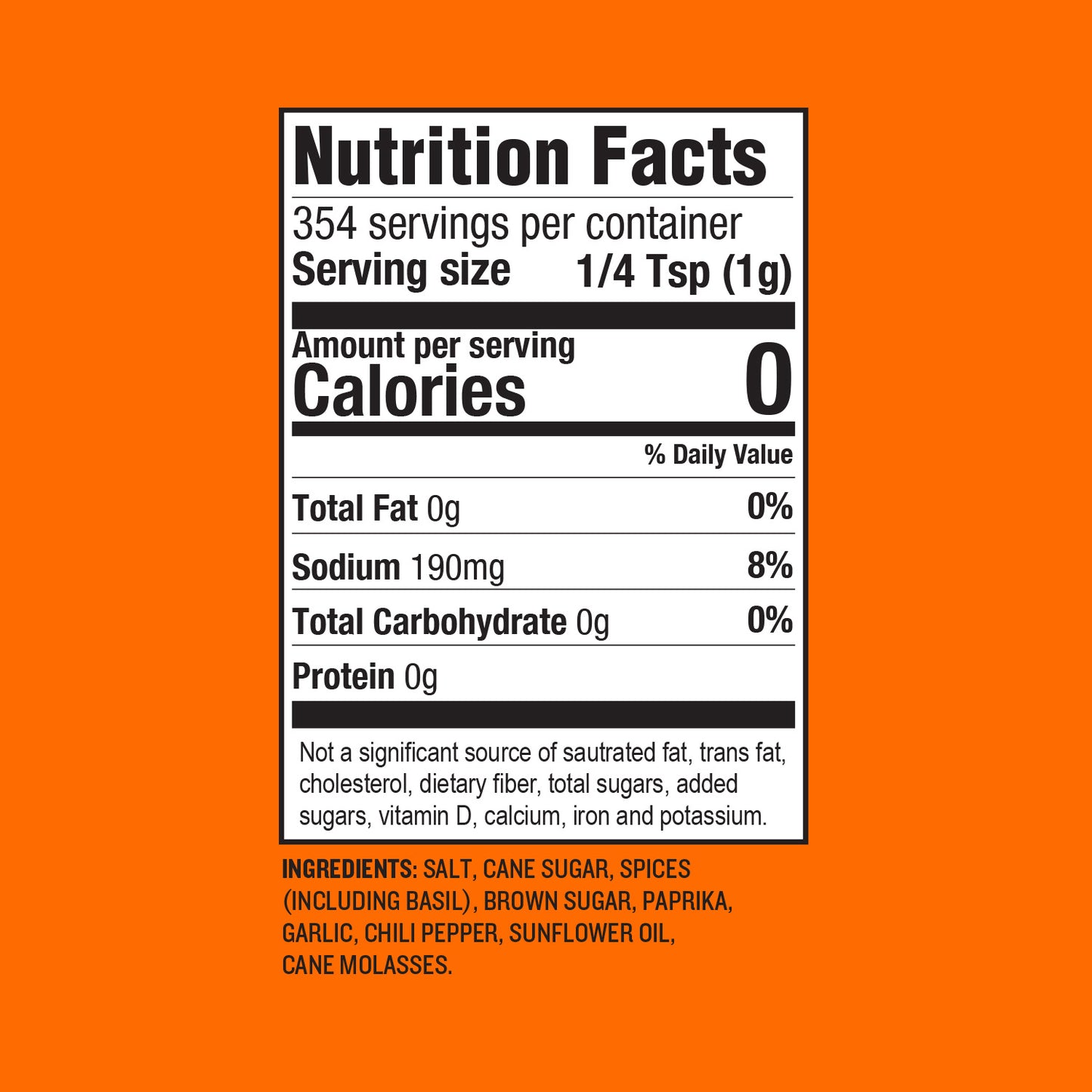 Traeger Beef Rub is kosher and gluten-free. Ingredients: Salt, cane sugar, spices (including basil), brown sugar, paprika, garlic, chili pepper, sunflower oil, cane molasses.