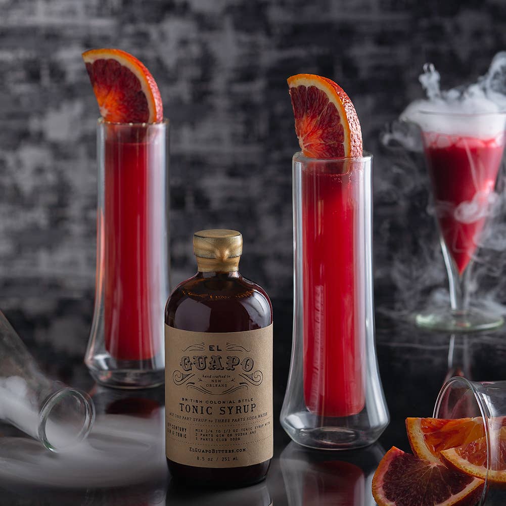 El Guapo tonic syrup adds an herbaceous, citrusy bitterness to many cocktails.