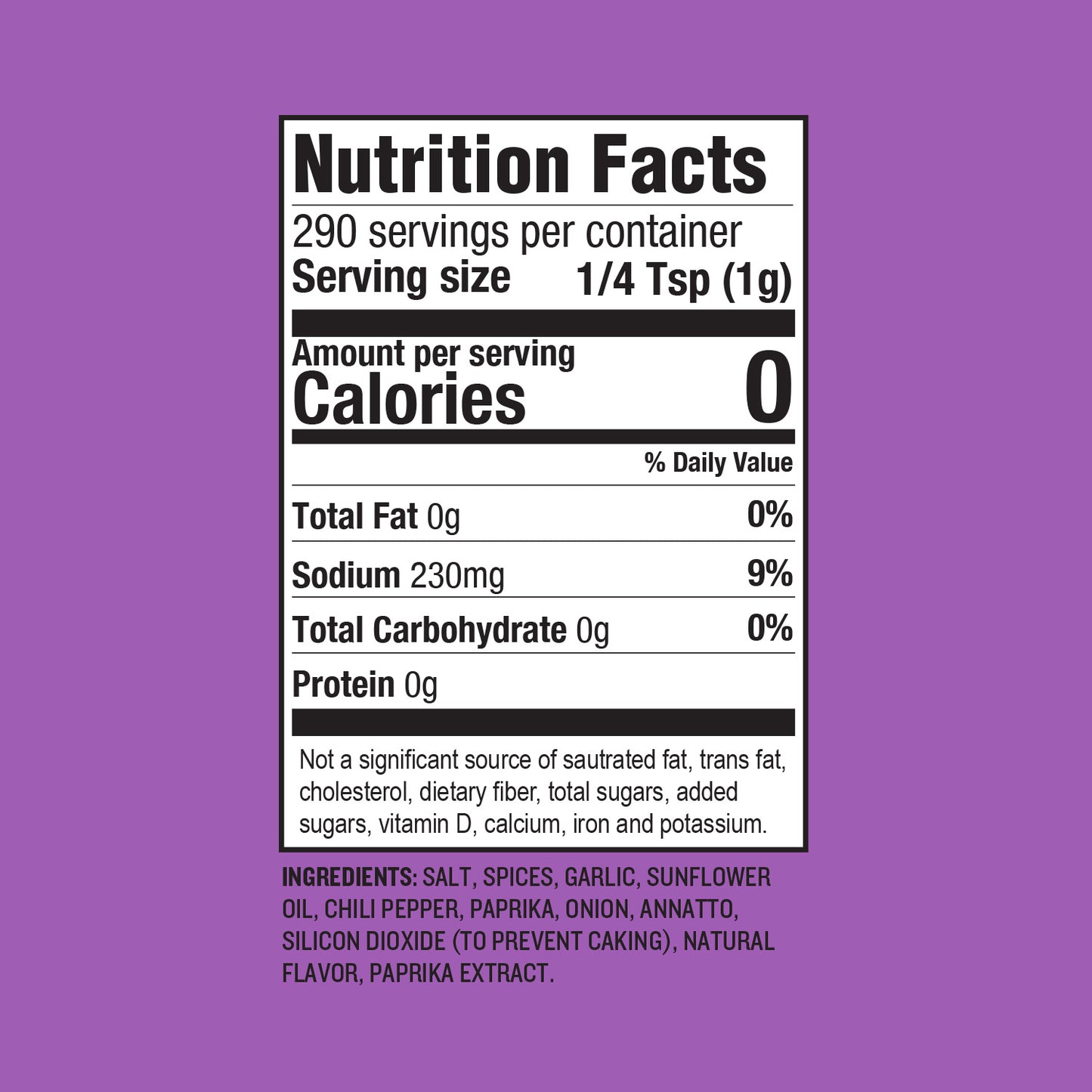 Traeger Veggie Rub is kosher and gluten-free. Ingredients: salt, spices, garlic, sunflower oil, chili pepper, paprika, onion, annatto, silicon dioxide (to prevent caking), natural flavor, paprika extract.