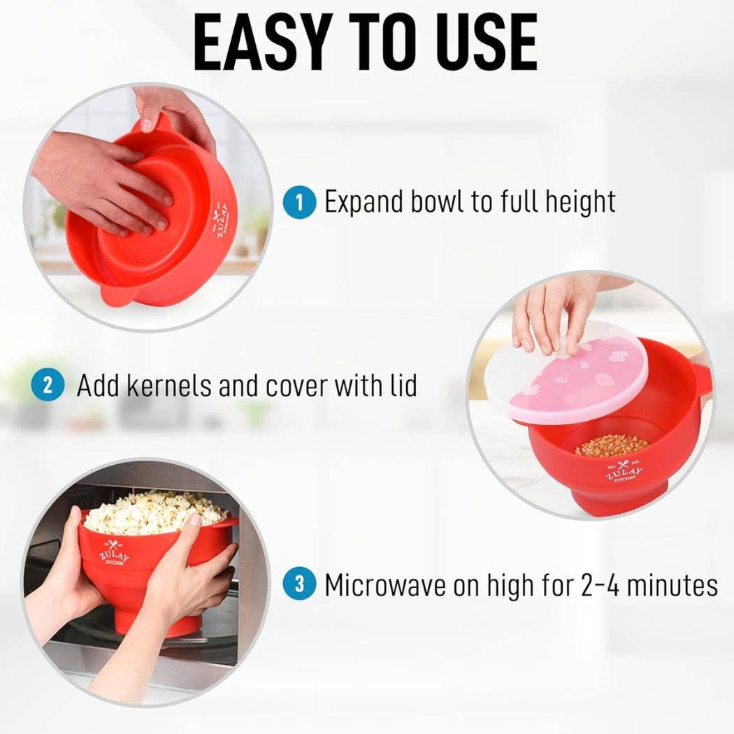 Buy 1 (one) Zulay popcorn popper that expands and is easy to use.
