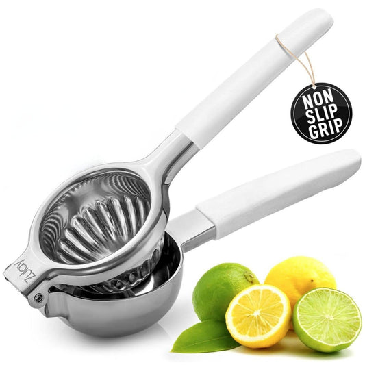Buy 1 (one) premium citrus juicer with a white non-slip handle.