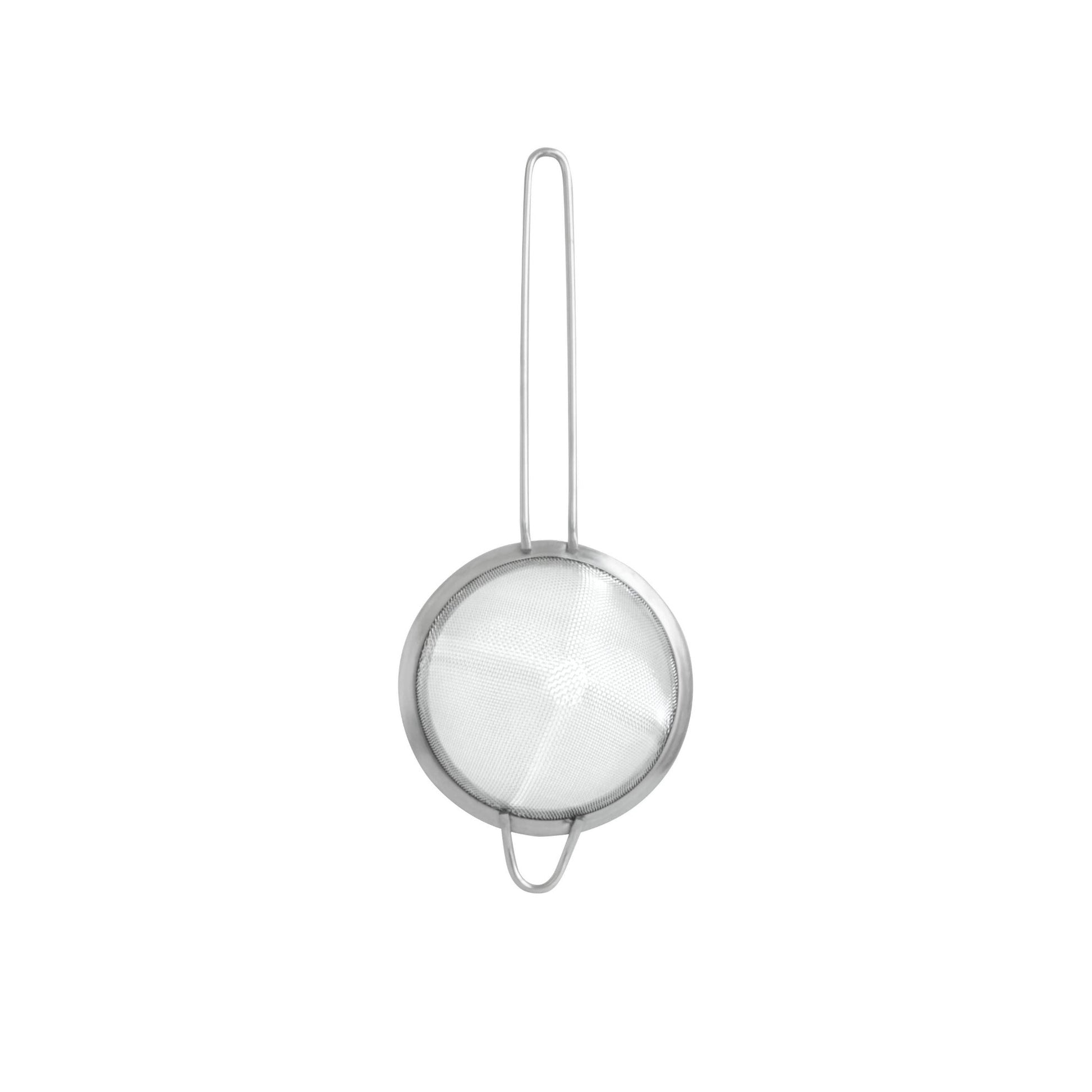 Buy one stainless steel cone-shaped cocktail strainer.