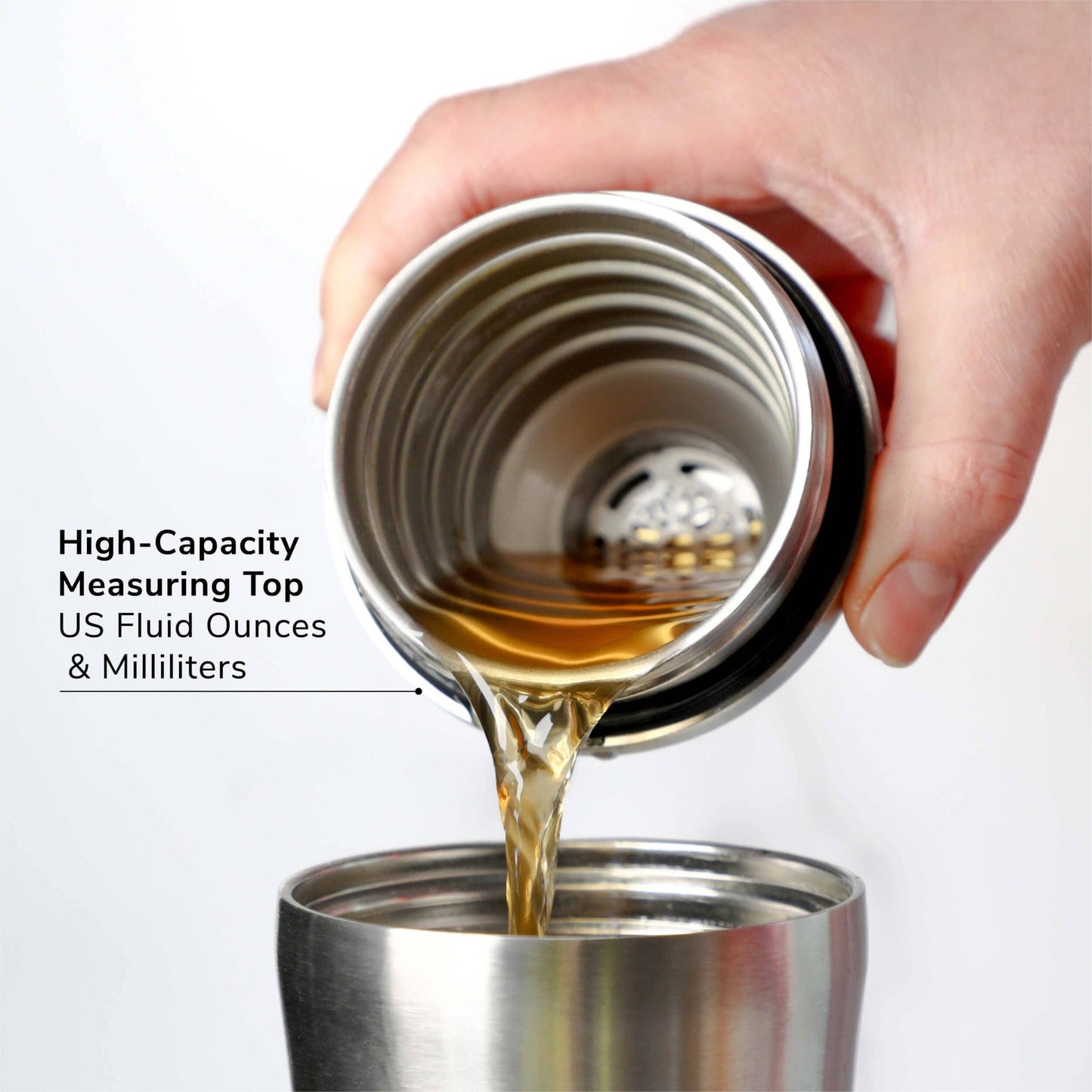 With an Elevated Craft cocktail shaker, you will dirty fewer dishes thanks to the built-in measuring device.