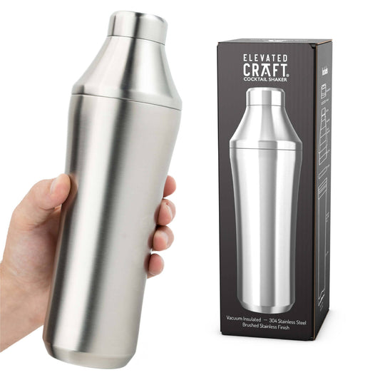 Buy one (1) Elevated Craft cocktail shaker in stainless steel finish.