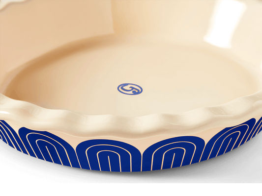 Intricate details make the Great Jones Sweetie Pie plate special.