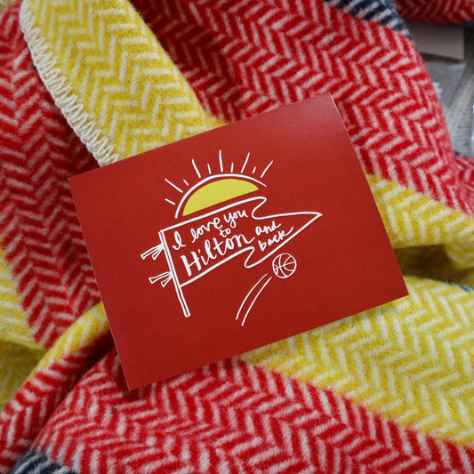 Set of Hilton greeting cards for Cyclone students