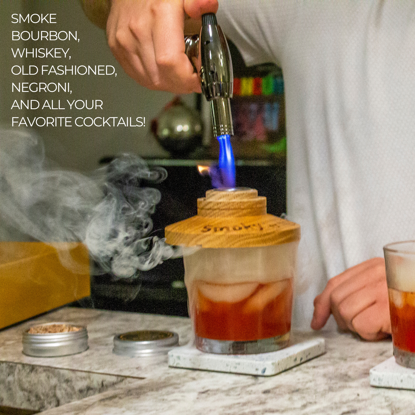 Recreate your favorite cocktails with professional flare, all from your home kitchen or bar.