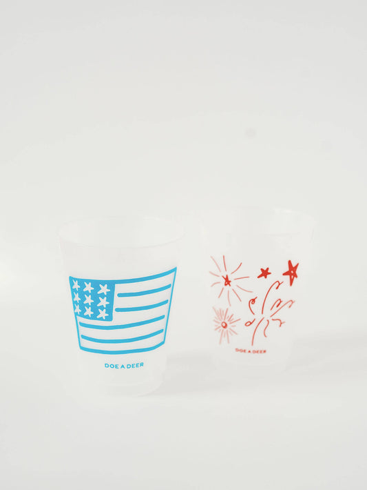 Patriotic patio cups for your summer BBQs
