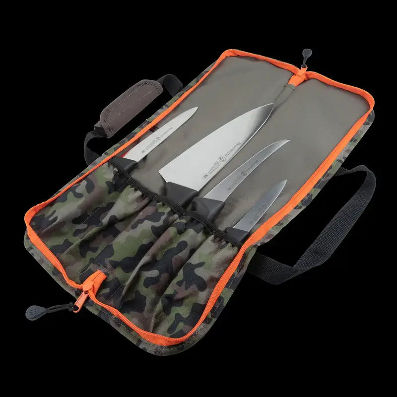 Carry your boning knife, chef knife and slicing knives all safely.