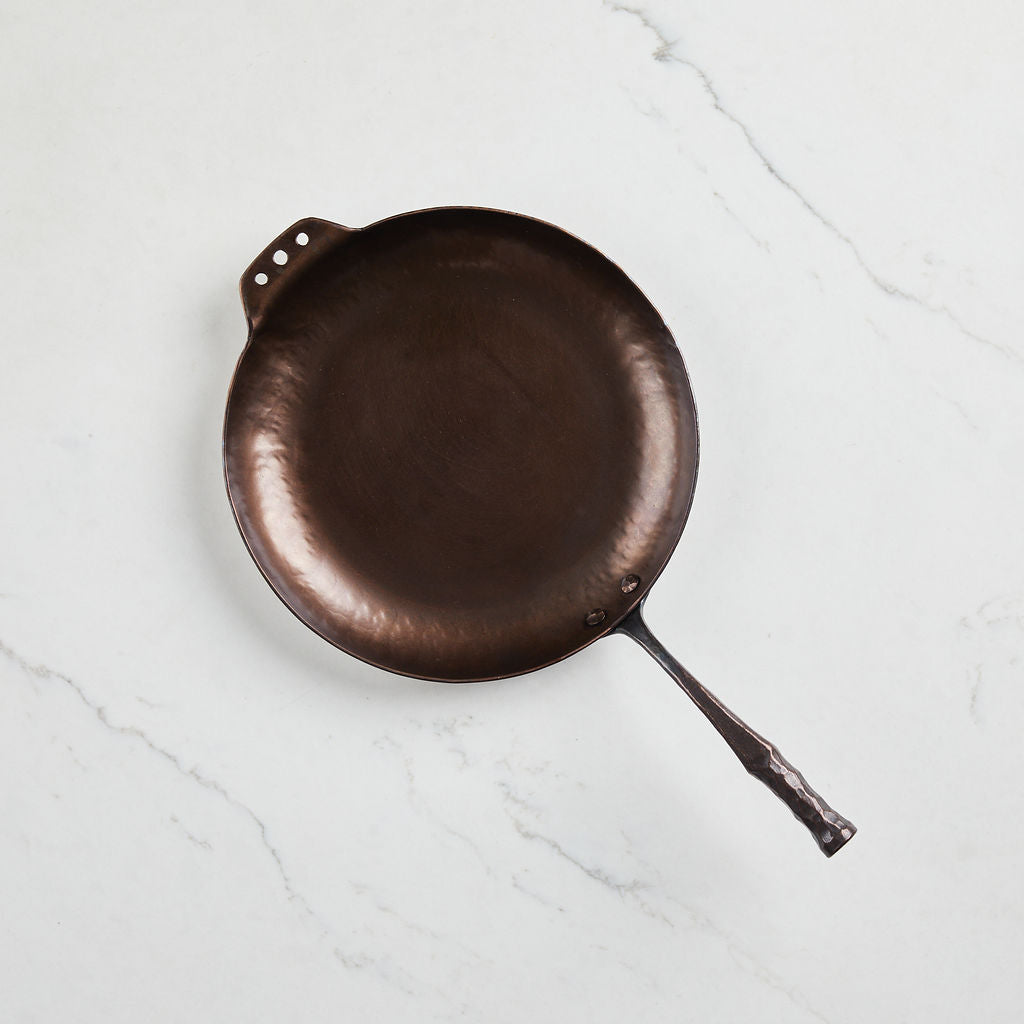 Buy one (1) Farmhouse skillet hand-forged of lightweight carbon steel.